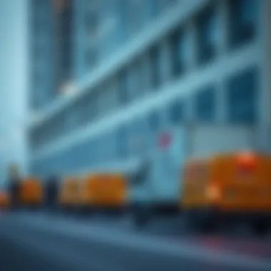 Representation of mail delivery logistics in Abu Dhabi