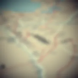 Overview of Abu Dhabi postal codes on a map