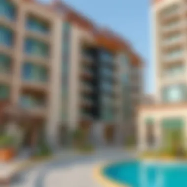 Architectural Elegance of Al Fattan Park View Scenic view of Al Fattan Park View showcasing its architectural elegance