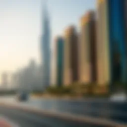 Dubai skyline showcasing real estate developments