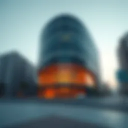 Architectural view of Al Sheebani Building showcasing modern design