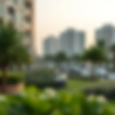 Green spaces and parks in Aloft Me'aisam for community engagement