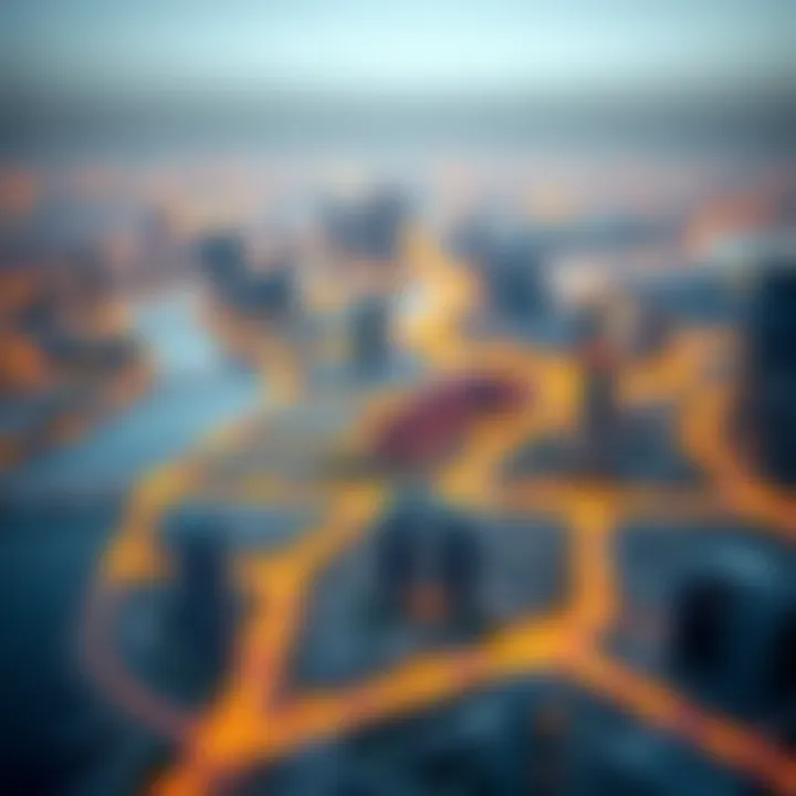 Investment Hotspots: Key Areas in Dubai Real Estate Map highlighting key areas for real estate investment in Dubai