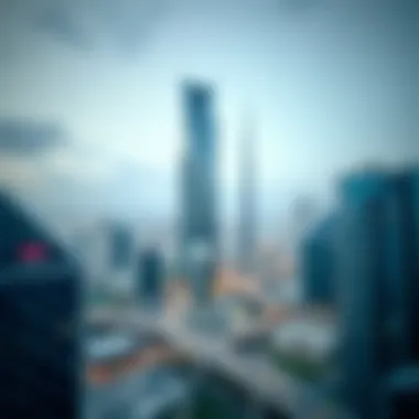 Surrounding infrastructure of Business Bay emphasizing connectivity and development