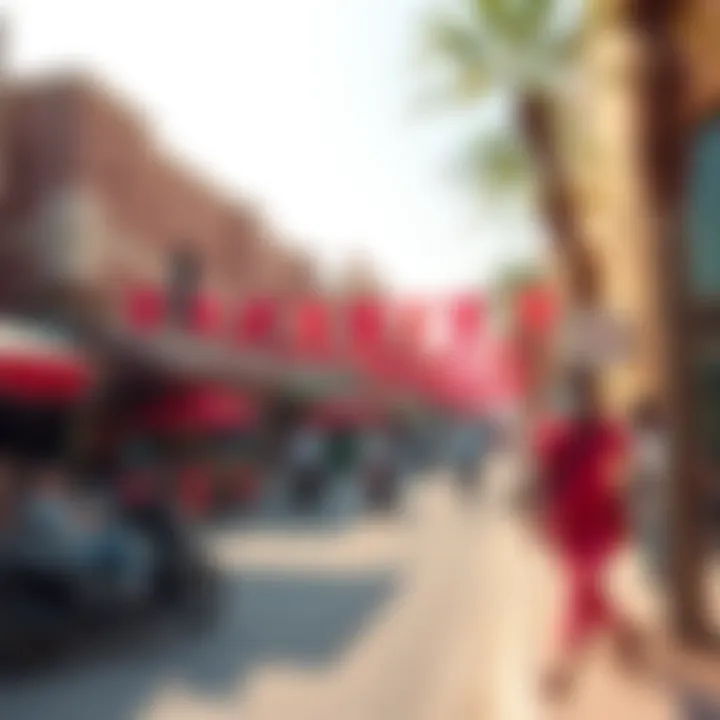 Vibrant community life and ambiance around Centro Karama