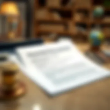 Essential Legal Documents for Tenancy Legal documents for tenancy agreements on a desk