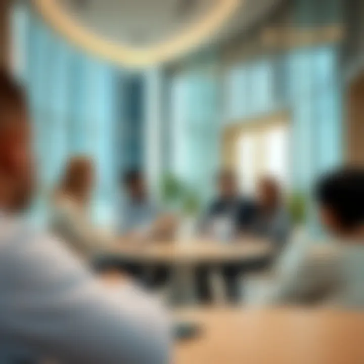 Real Estate Professionals Discussing Tenancy Regulations Real estate professionals discussing tenancy regulations