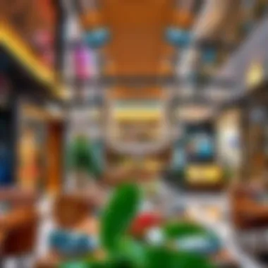 Retail and Dining Experience at Damac Mall Diverse range of retail stores and dining options within Damac Mall