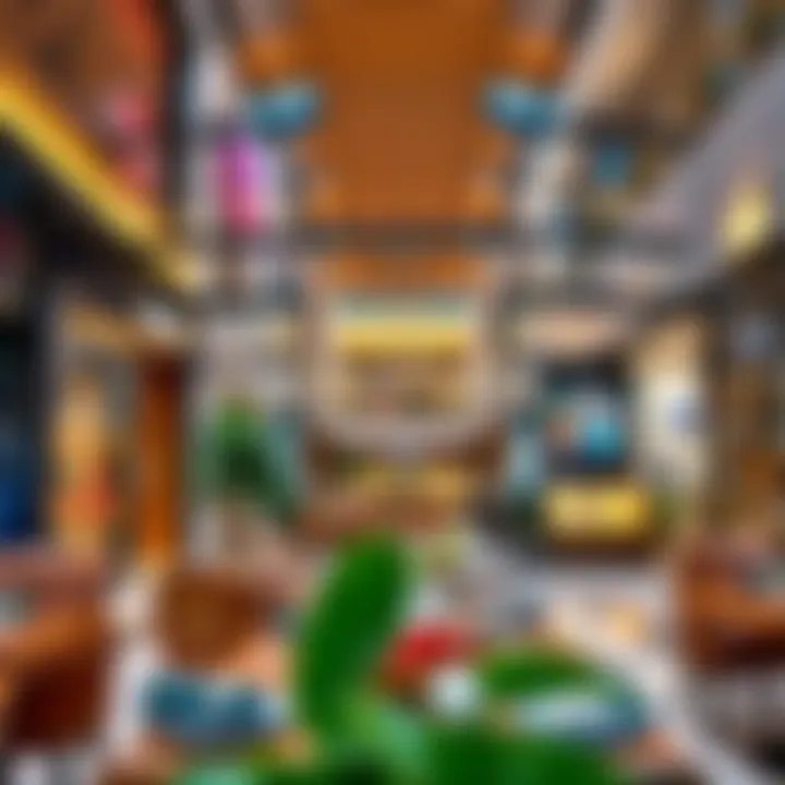 Retail and Dining Experience at Damac Mall Diverse range of retail stores and dining options within Damac Mall