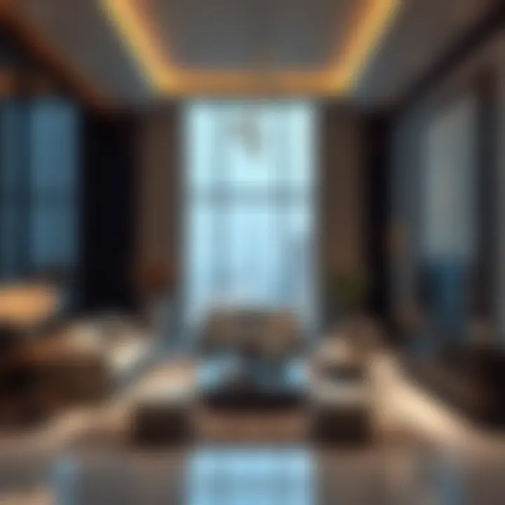 Luxurious Interior Design in Damac Tower Luxurious interior design of a residence in Damac Tower