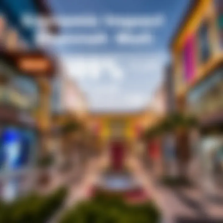 Economic Impact of Dhannah Mall Infographic showing economic impact of Dhannah Mall on local real estate