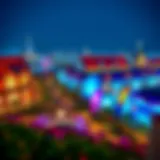 A panoramic view of Dubai Parks and Resorts showcasing its vibrant attractions.