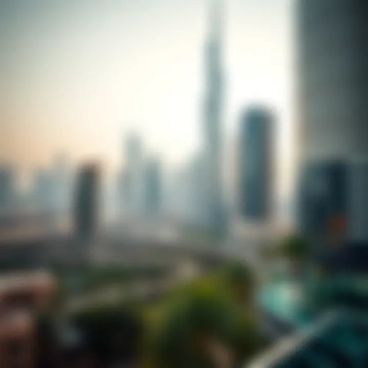 A panoramic view of Dubai's skyline showcasing real estate