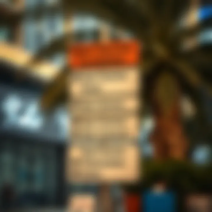 Ejari Centres Locations in Dubai A signpost indicating the locations of various Ejari Centres in Dubai