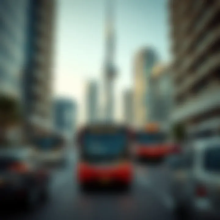 Exploring Dubai's Transportation Landscape Modern transportation options in Dubai