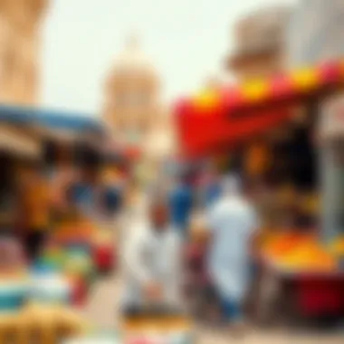 Market Dynamics of Ajman Msharif Vibrant market life demonstrating the socio-economic dynamics of Ajman Msharif