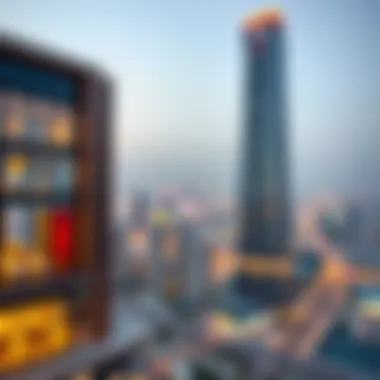 Prime Location of Al Fahad Tower 2 Prime location showcasing Dubai's skyline