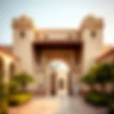 Entrance to Al Shindagha Museum Entrance to Al Shindagha Museum showcasing traditional architecture