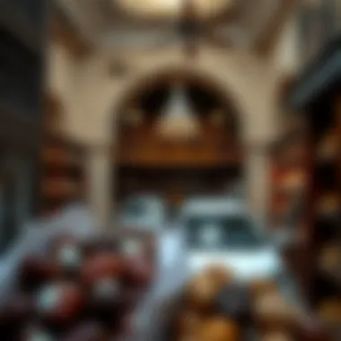 Traditional Emirati date shop interior