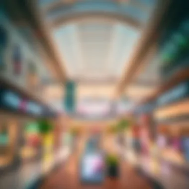 Interior layout highlighting diverse retail spaces and vibrant atmosphere