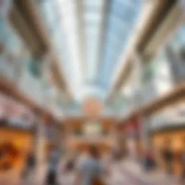 Interior layout of Cityland Mall highlighting various retail spaces.