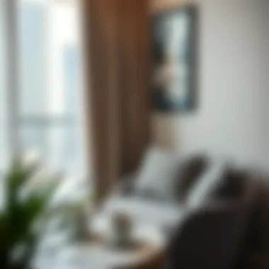 Cozy corner with books and coffee cups