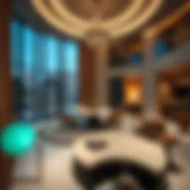 Inside Luxury: Dubai's Residential Spaces Luxurious interior of a Dubai residential property