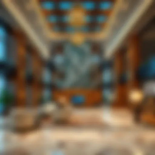 Luxurious Hotel Lobby Luxurious hotel lobby in Production City