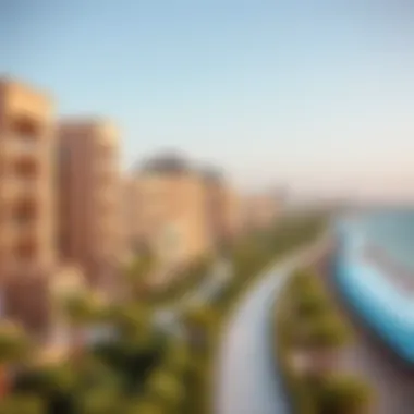 Luxurious real estate developments near La Mer Beach, emphasizing investment opportunities