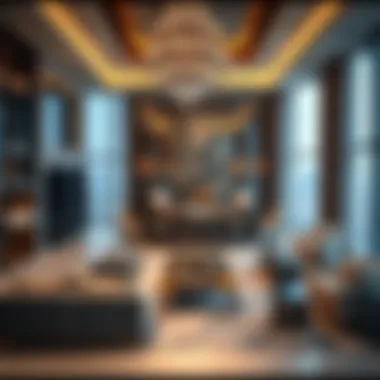 Opulent Interiors of Dubai's Luxury Homes Interior design of a lavish Dubai penthouse