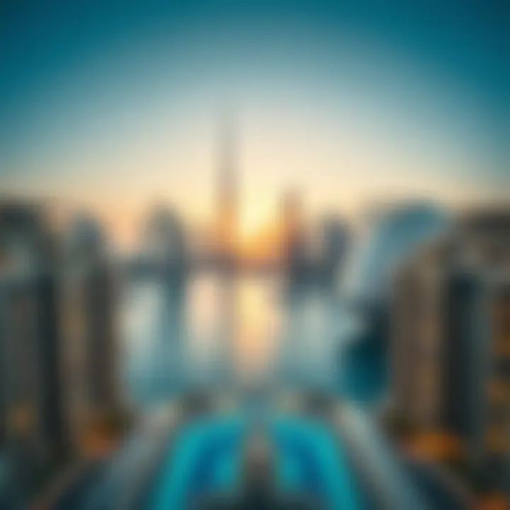 Dubai's Architectural Marvels Stunning skyline view of Dubai's luxury properties