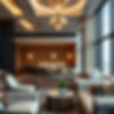 Luxurious Amenities Inside Moosa Tower Interior amenities of Moosa Tower highlighting luxury and comfort