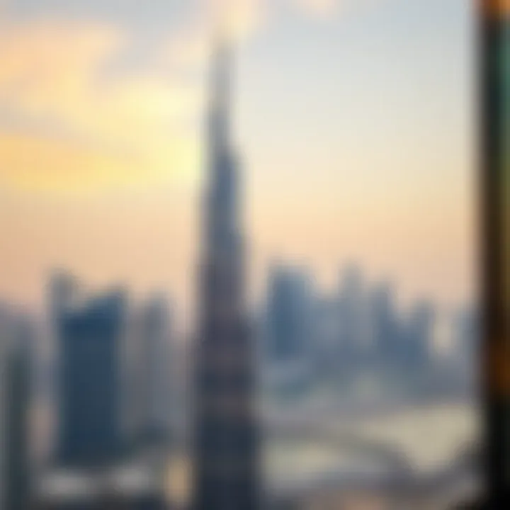 Point Tower and Dubai Marina Skyline Stunning view of Point Tower against Dubai Marina skyline