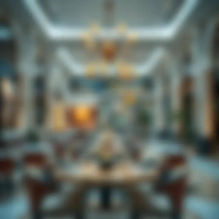 Culinary Delights at Qaleriya Mall Elegant dining space at Qaleriya Mall