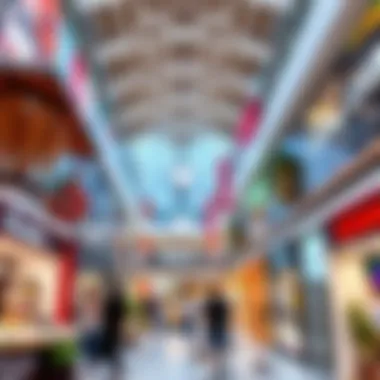 Diverse Shopping Experience at Qaleriya Mall Vibrant shopping area inside Qaleriya Mall