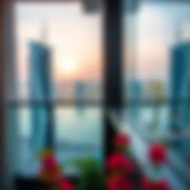 Breathtaking Balcony Views in Rashidiya Scenic view from a balcony in Rashidiya