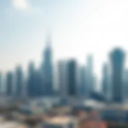 Modern skyline of Dubai showcasing luxury properties