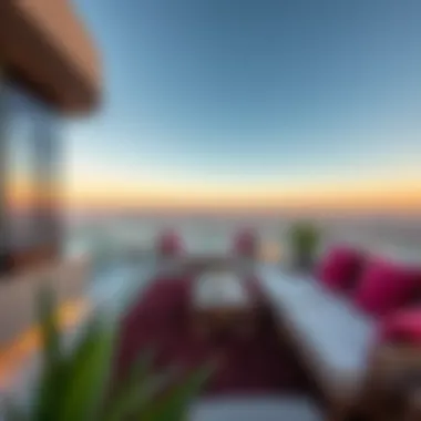 Luxurious sky villa with panoramic views of Dubai