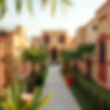 Community Living in Al Nasser Compound Vibrant community spaces within the Al Nasser Compound