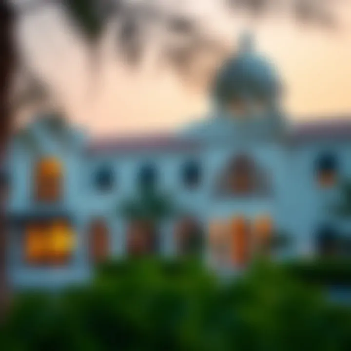 Al Nasser Compound Architectural Elegance Overview of the Al Nasser Compound showcasing its elegant architecture