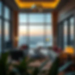 Scenic view of an upscale furnished rental property in Dubai