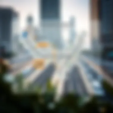 Diagram illustrating metro's impact on neighborhood accessibility