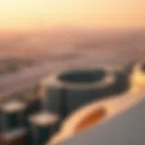 Panoramic view of Damac Casa and surrounding skyline