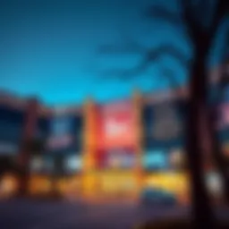 Panoramic view of Dragon Mall's exterior showcasing its architectural design