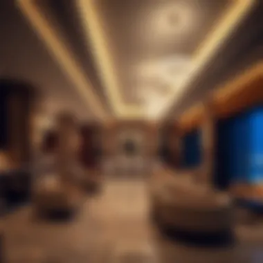 Elegant interior of a club at Five Palm Jumeirah