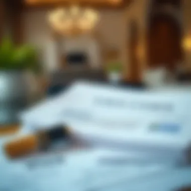 Essential Documents for Visa Application Visual representation of essential documents needed for visa application