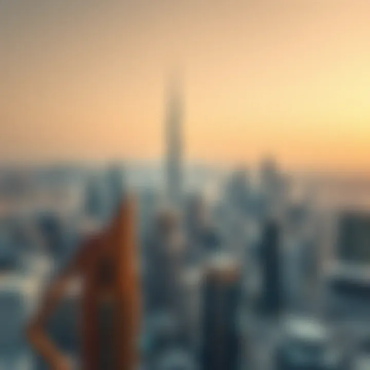 Stunning Skyline Panoramic View Panoramic view of the skyline from حياة ريجنسي ديرة