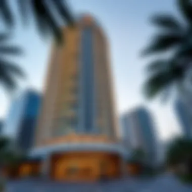 Exterior view of Lulu Express Olive Tower showcasing its architectural grandeur