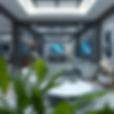 Modern smart home technology enhancing cleaning efficiency