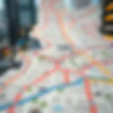 Detailed map of the expanded Dubai Metro routes